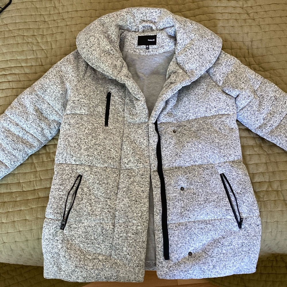 Hurley winter coat size medium insulated